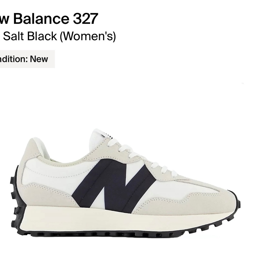 New balance 327 sea salt women’s 7.5